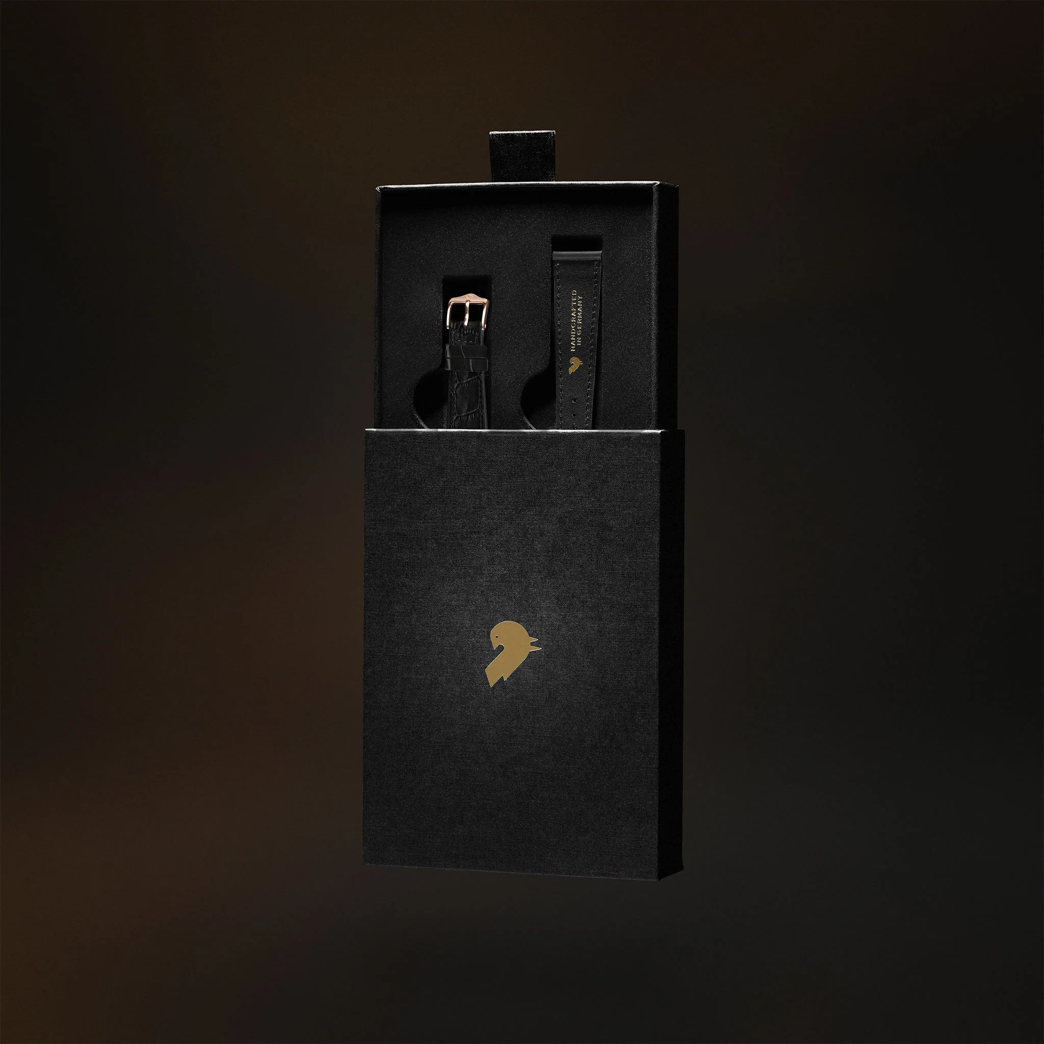 KARDINAL Alligator Embossed Leather Watch Strap - Image 12