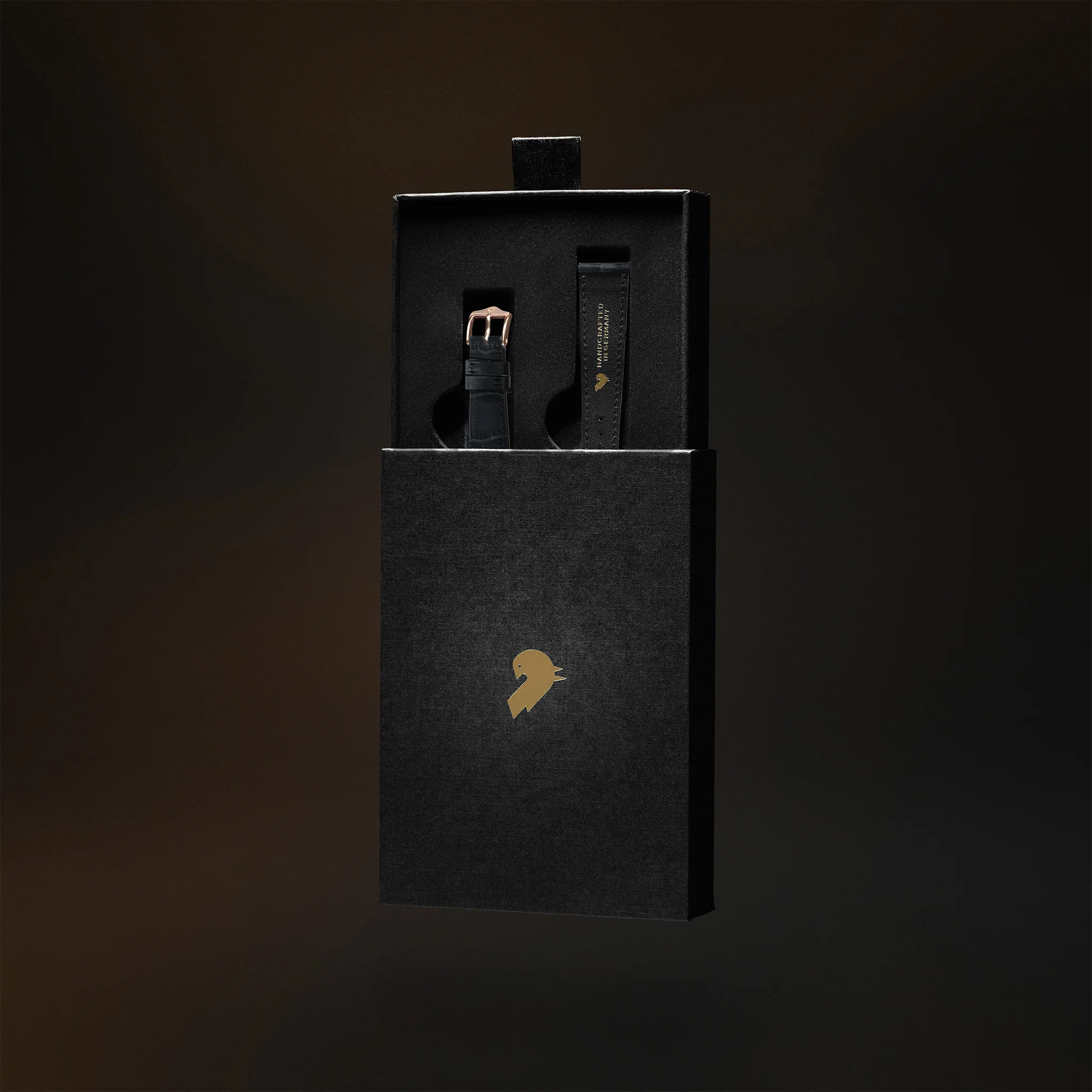 KARDINAL Alligator Embossed Leather Watch Strap - Image 34