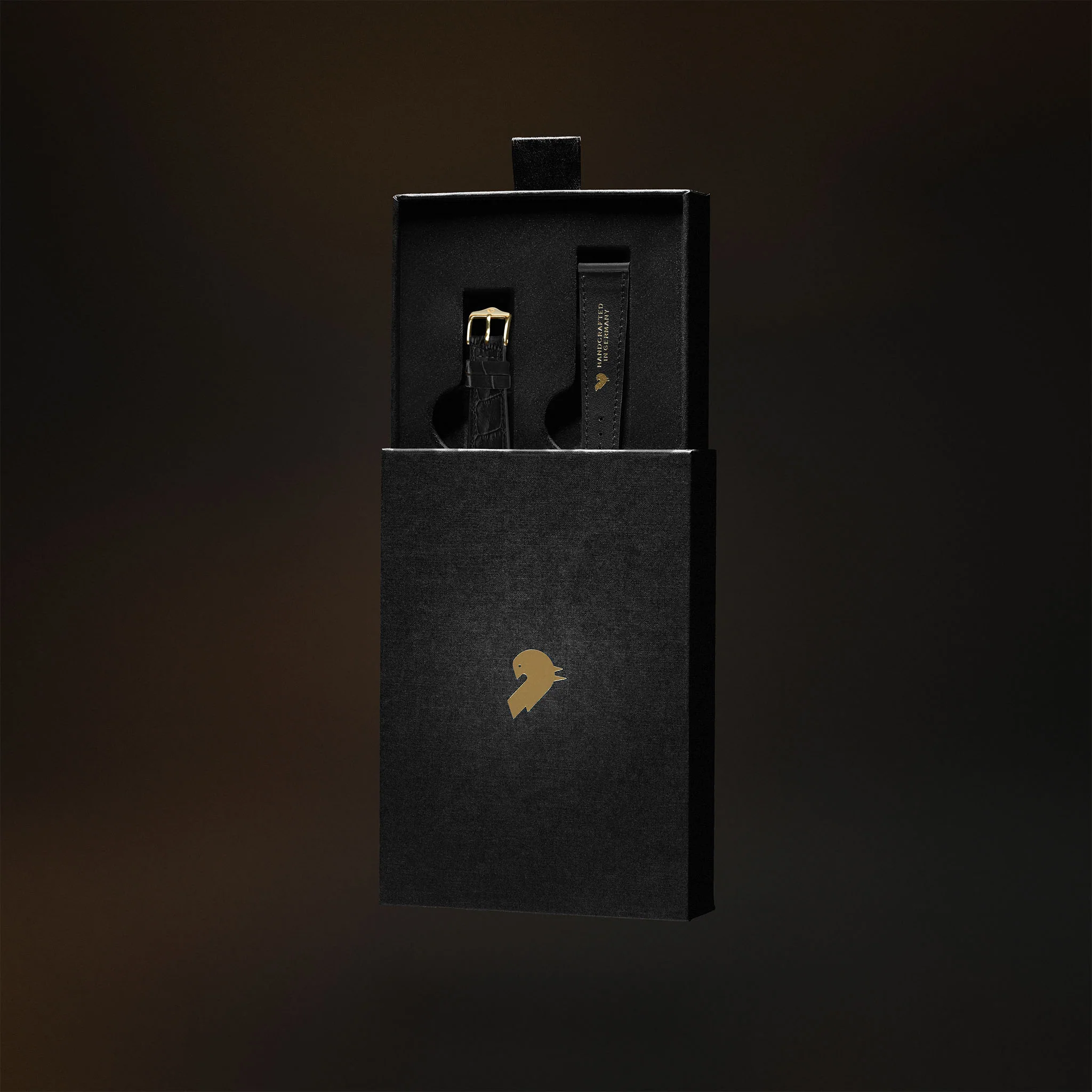 KARDINAL Alligator Embossed Leather Watch Strap - Image 4