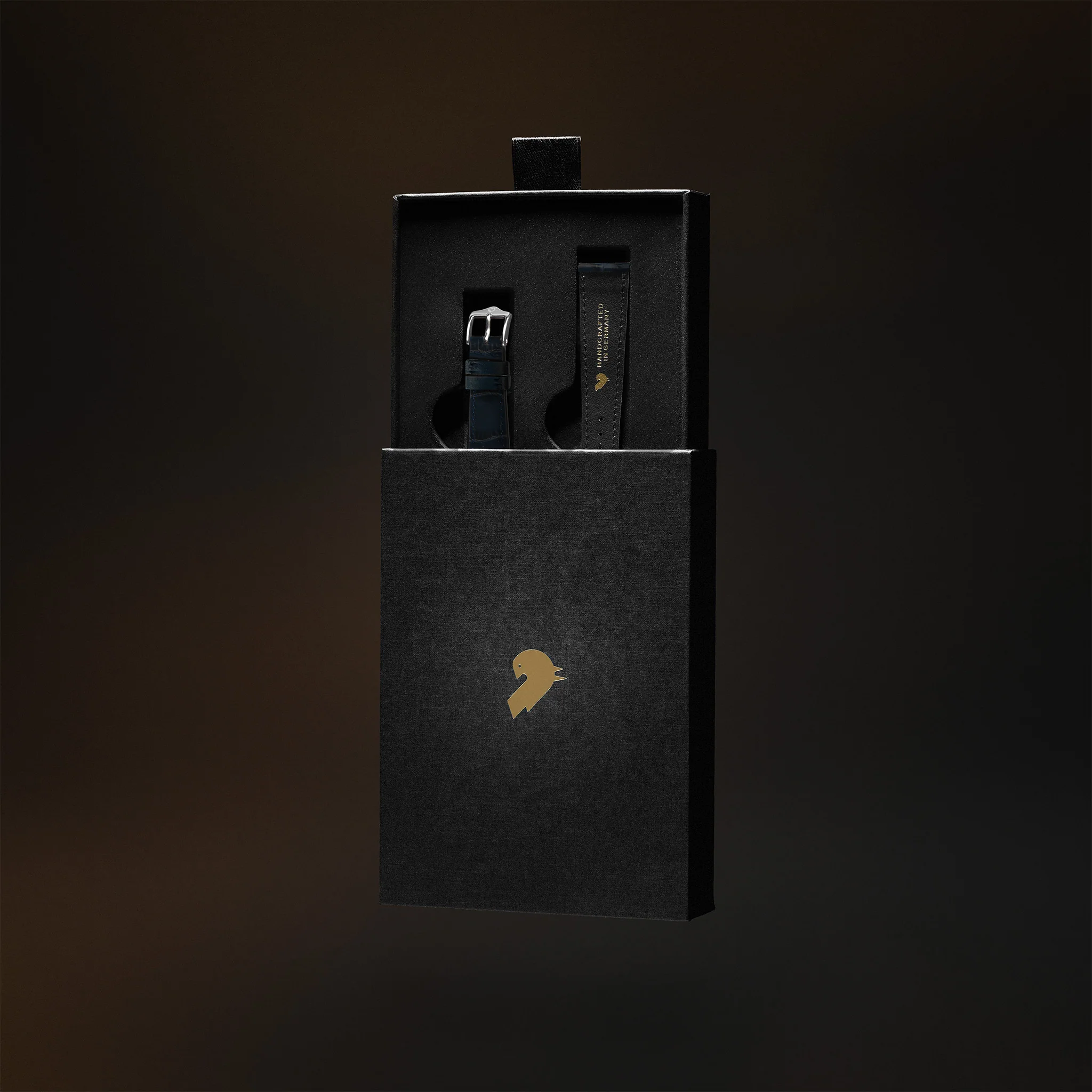 KARDINAL Alligator Embossed Leather Watch Strap - Image 42