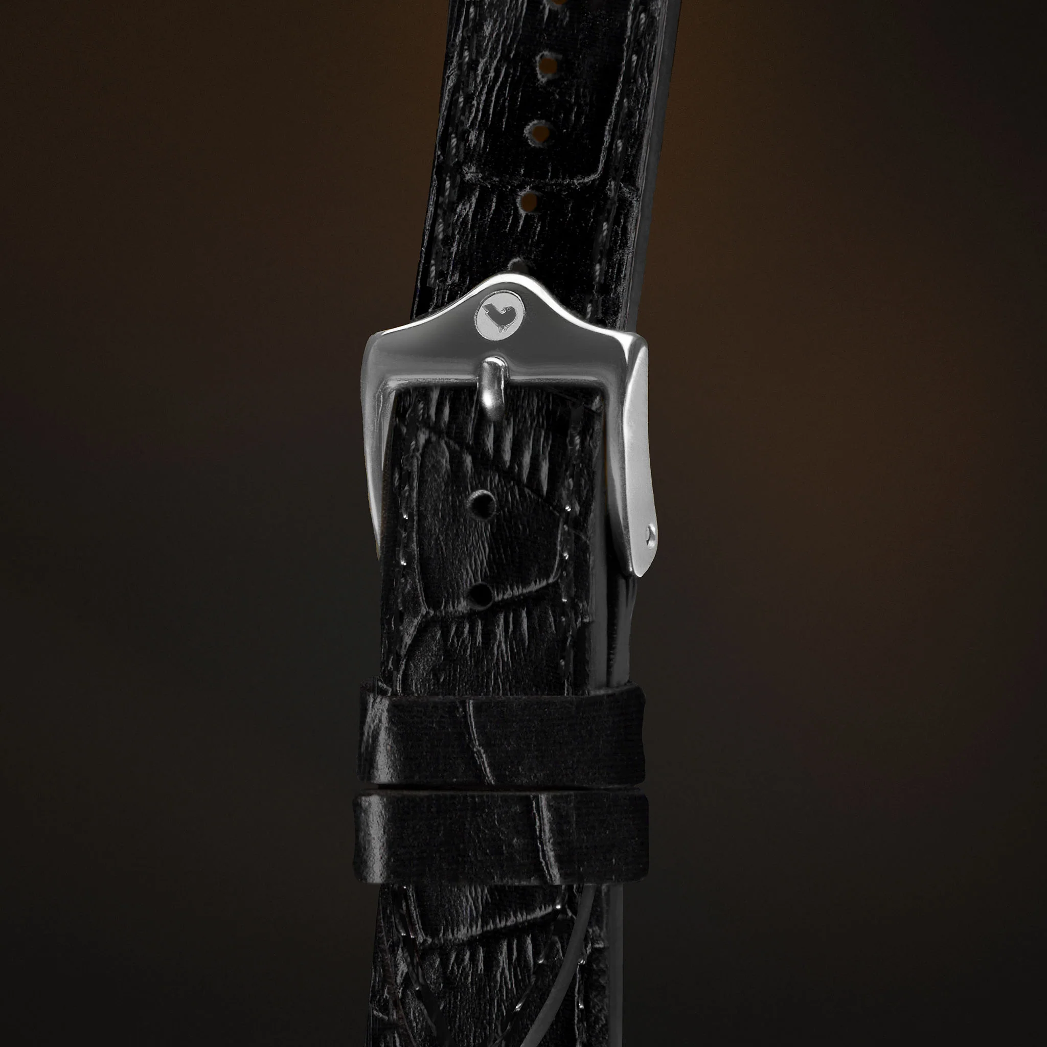 KARDINAL Alligator Embossed Leather Watch Strap - Image 5