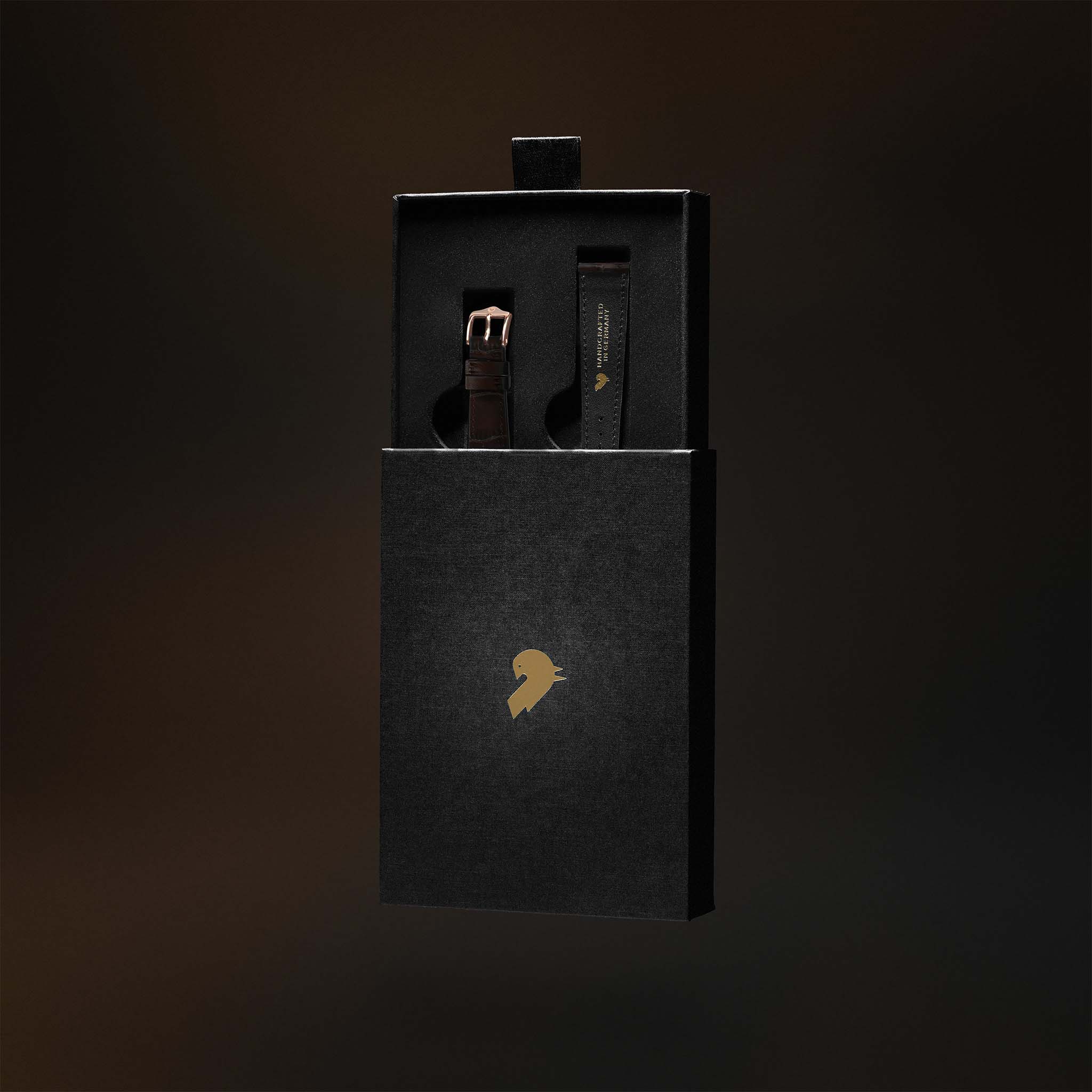 KARDINAL Alligator Embossed Leather Watch Strap - Image 73