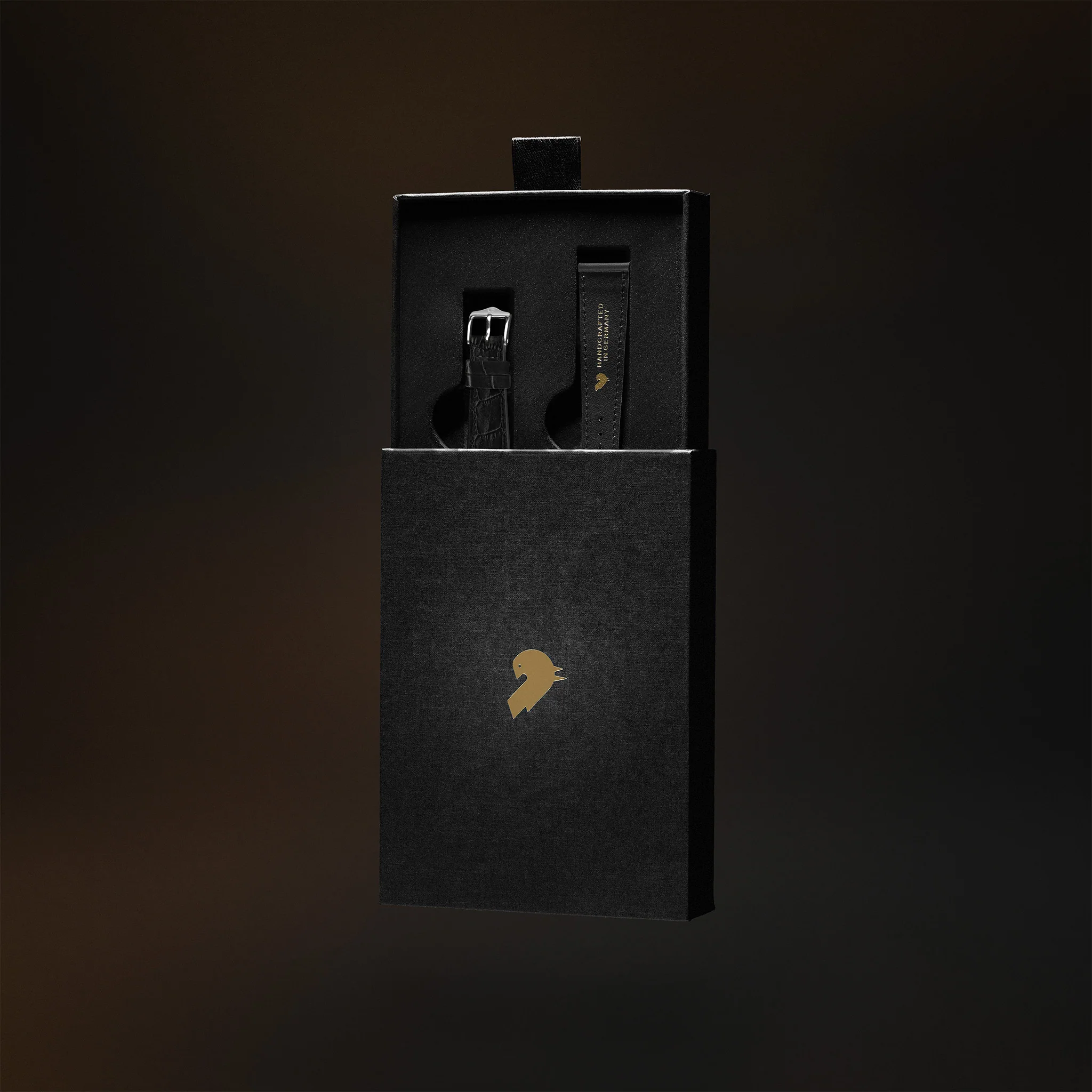 KARDINAL Alligator Embossed Leather Watch Strap - Image 8