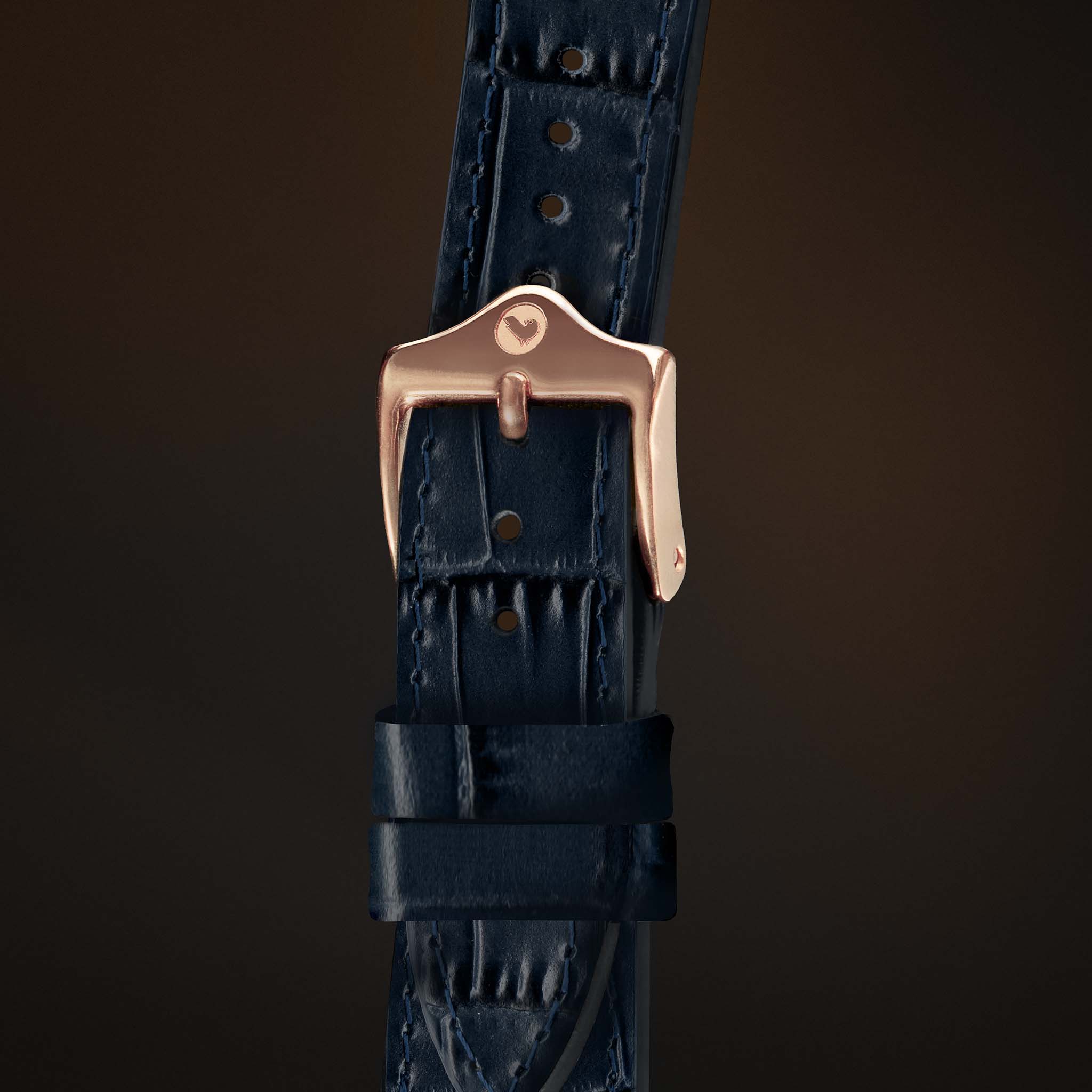 KARDINAL Alligator Embossed Leather Watch Strap - Image 96