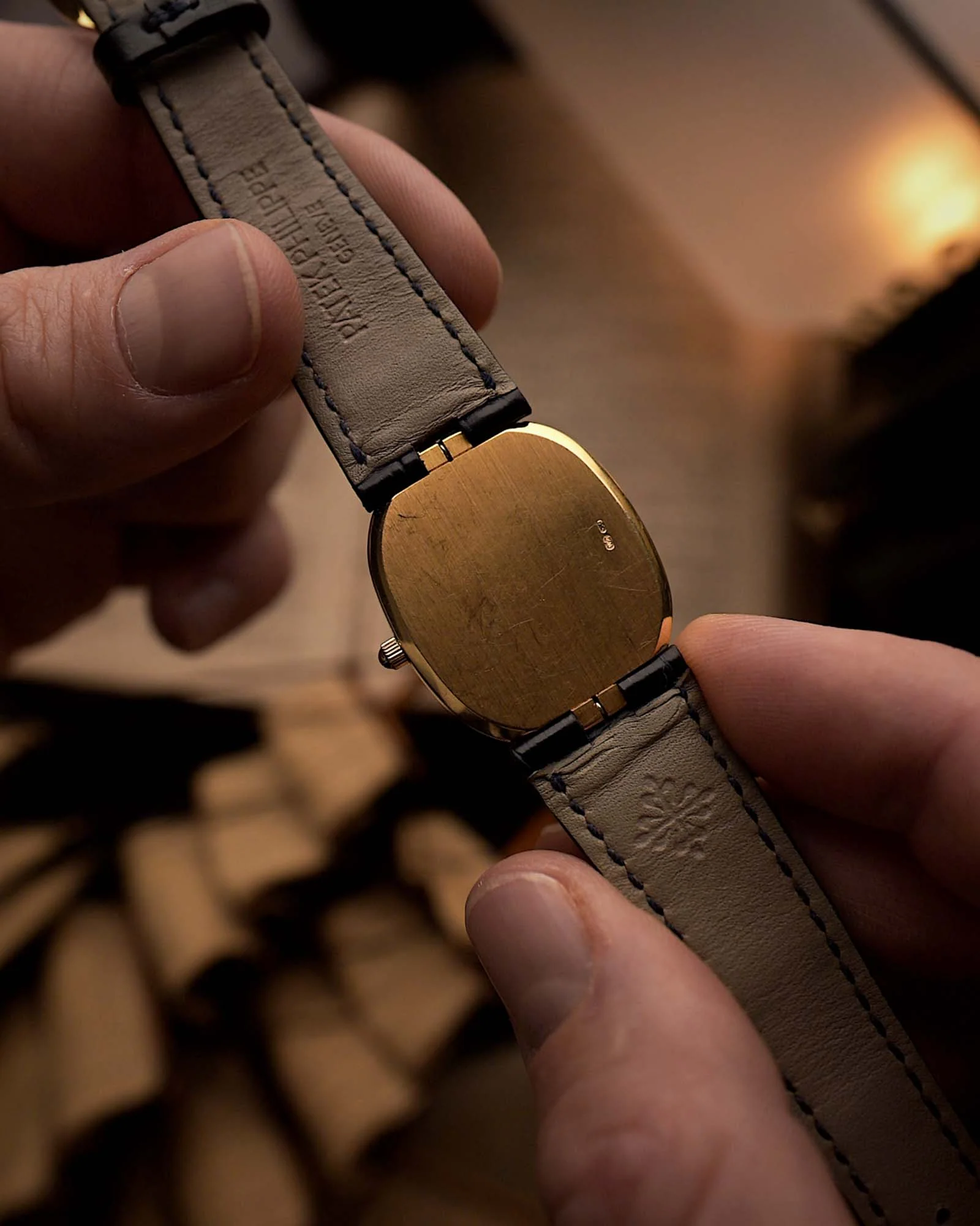 Patek Philippe 3788J Ellipse Blue 1980s - Image 5