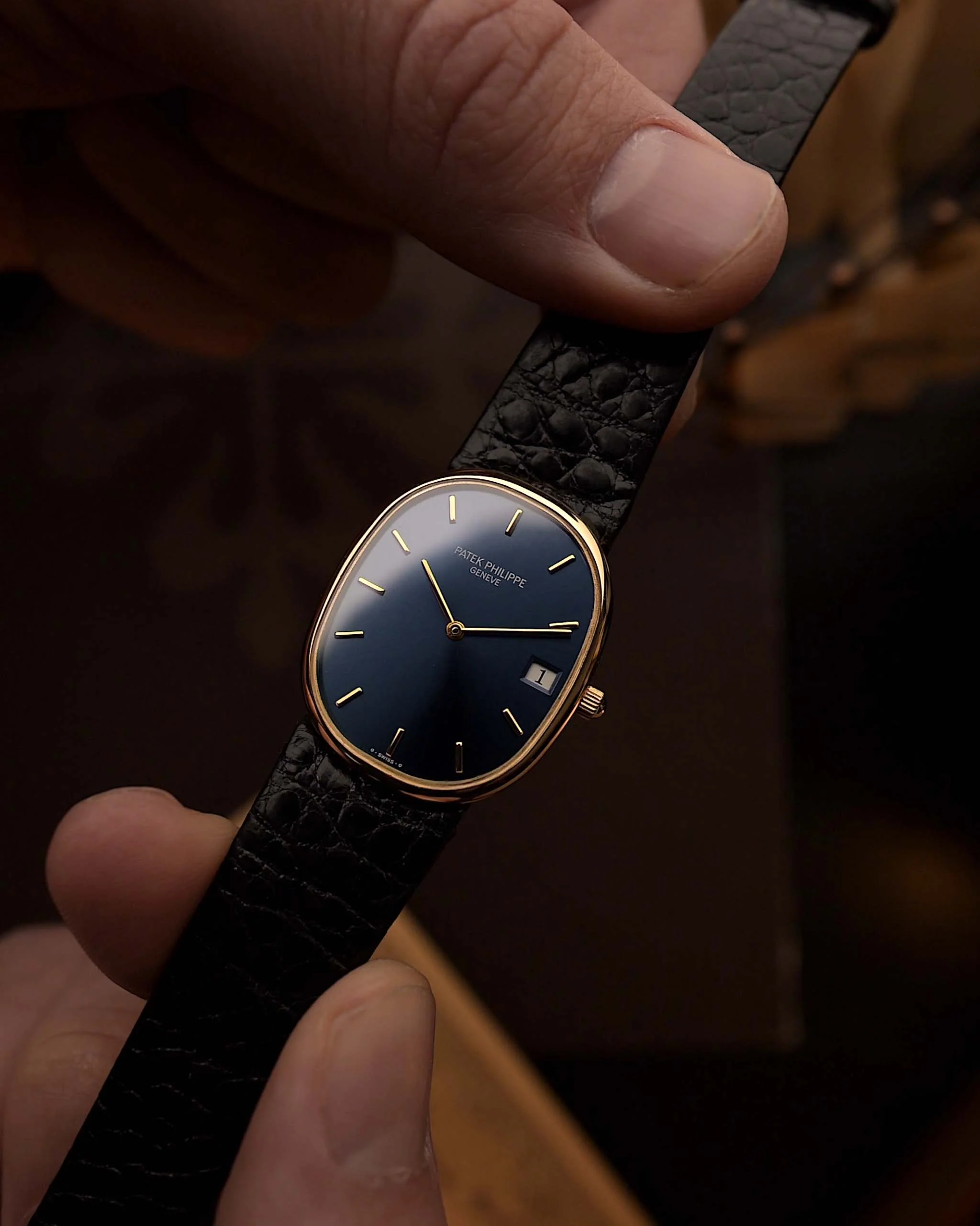 Patek Philippe Ellipse 3788 Date 18k 1980s - Image 3