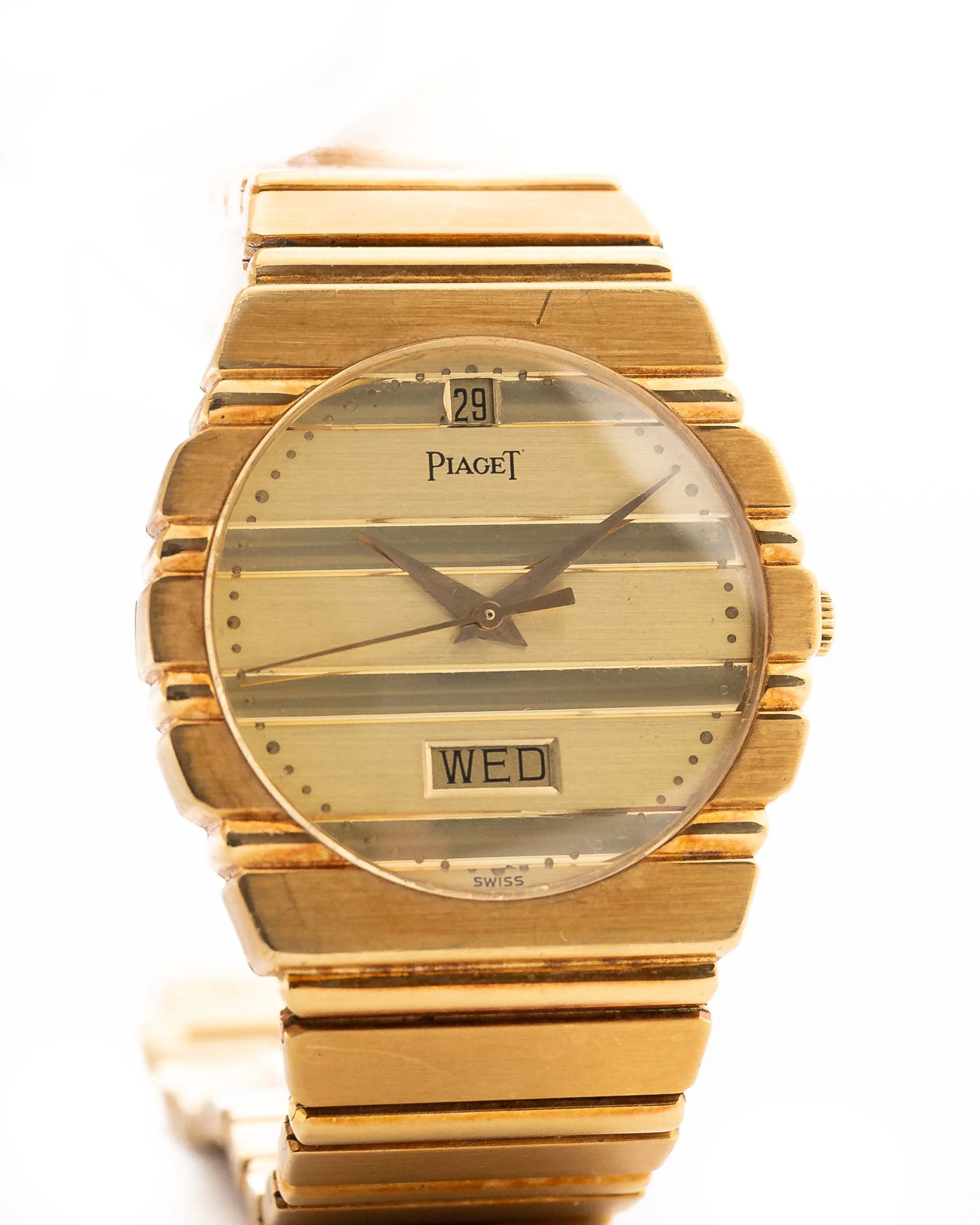 Piaget 15562 Polo 18k Day Date 1980s - Image 3
