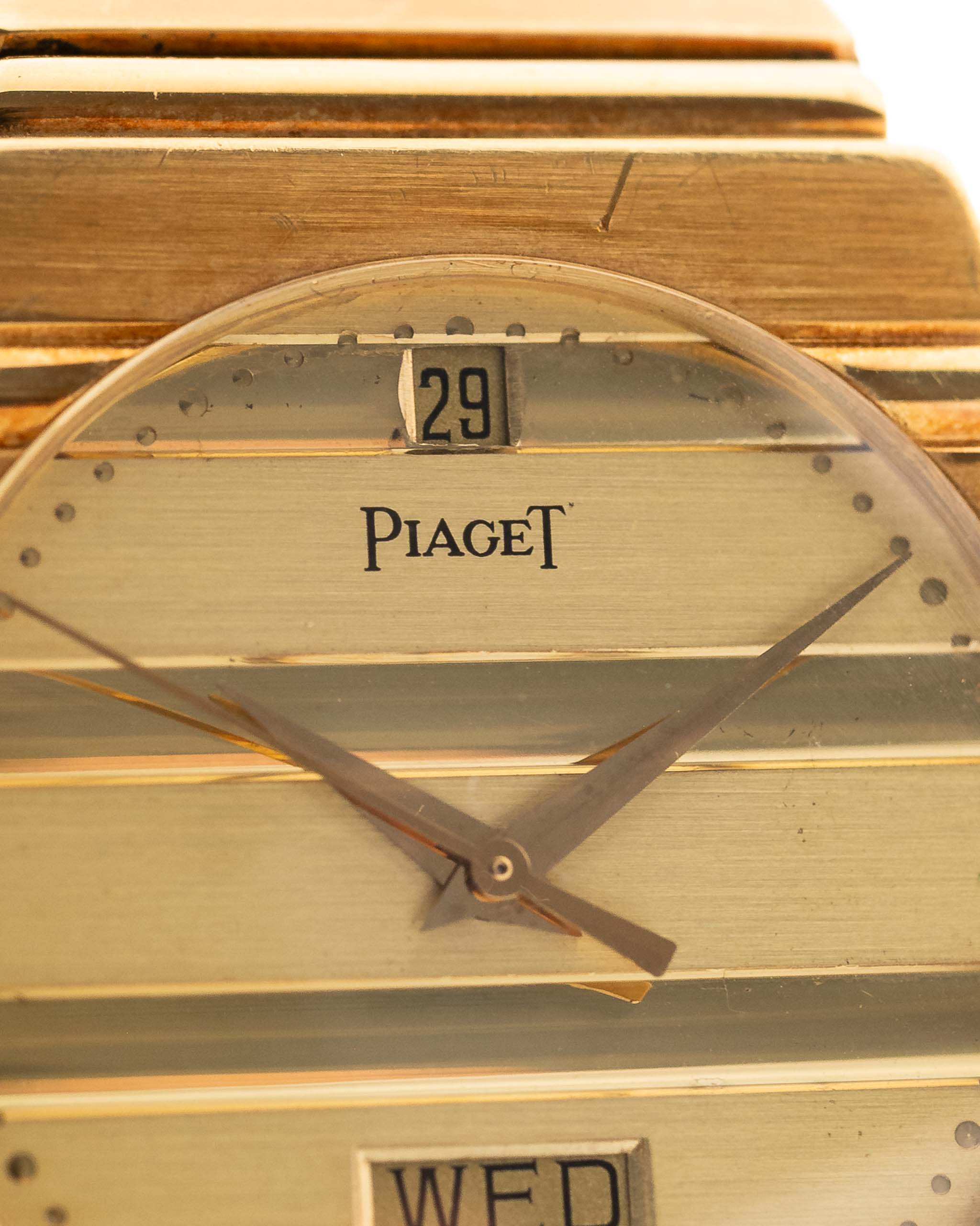 Piaget 15562 Polo 18k Day Date 1980s - Image 4