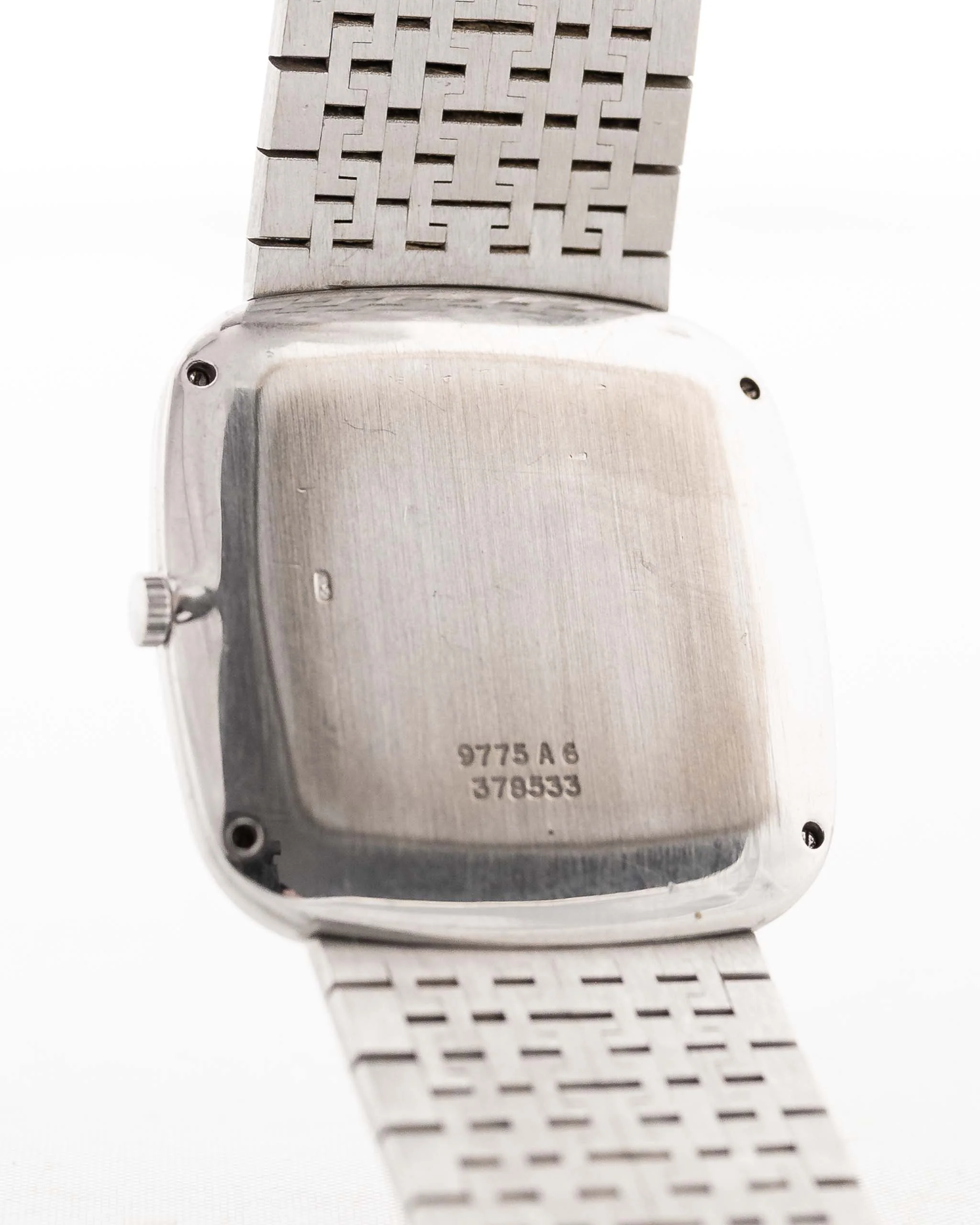 Piaget Square 9775 Lapis Onyx Diamond 1970s - Image 13