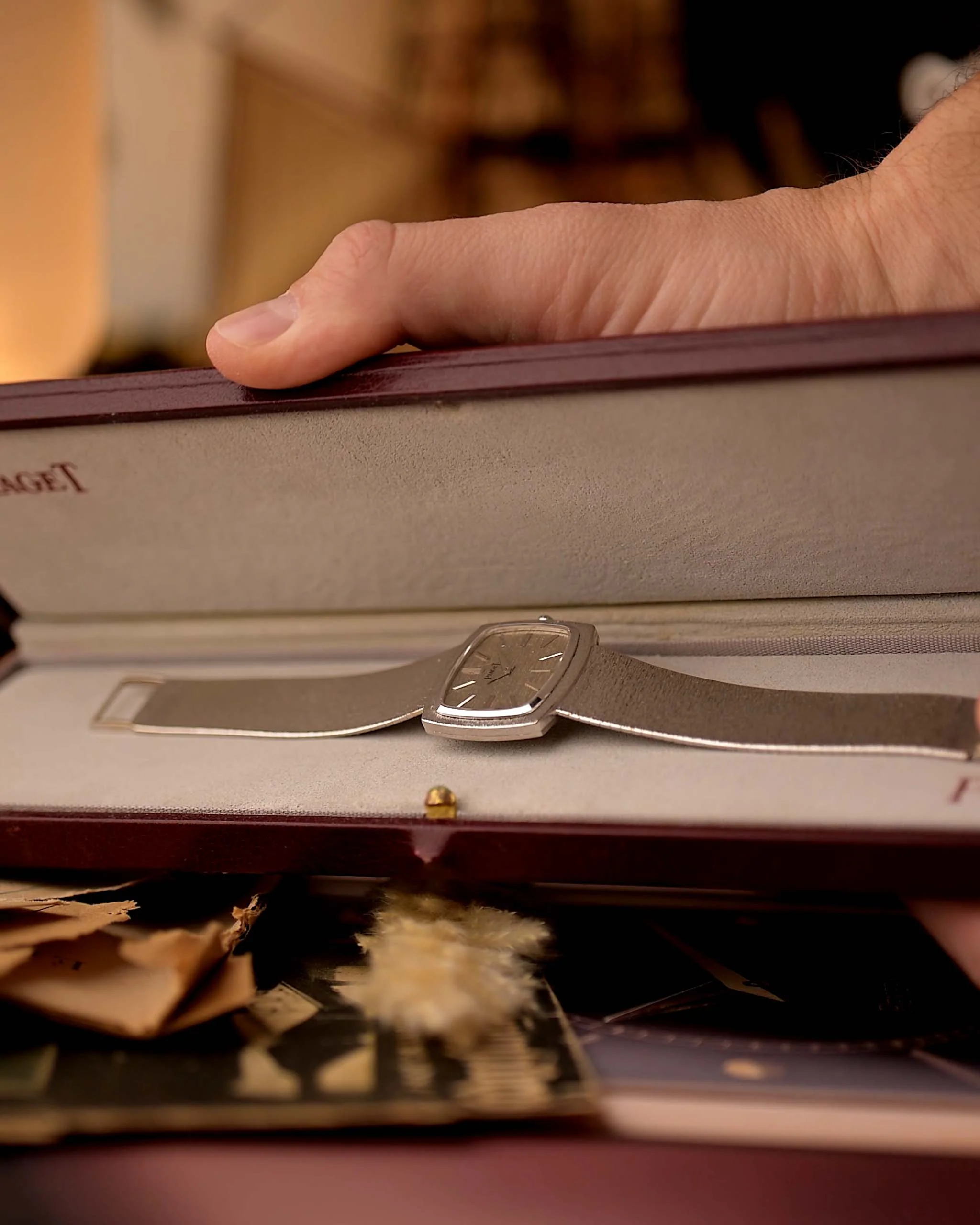 Piaget TV 9574 Bark White Gold 1970 - Image 13