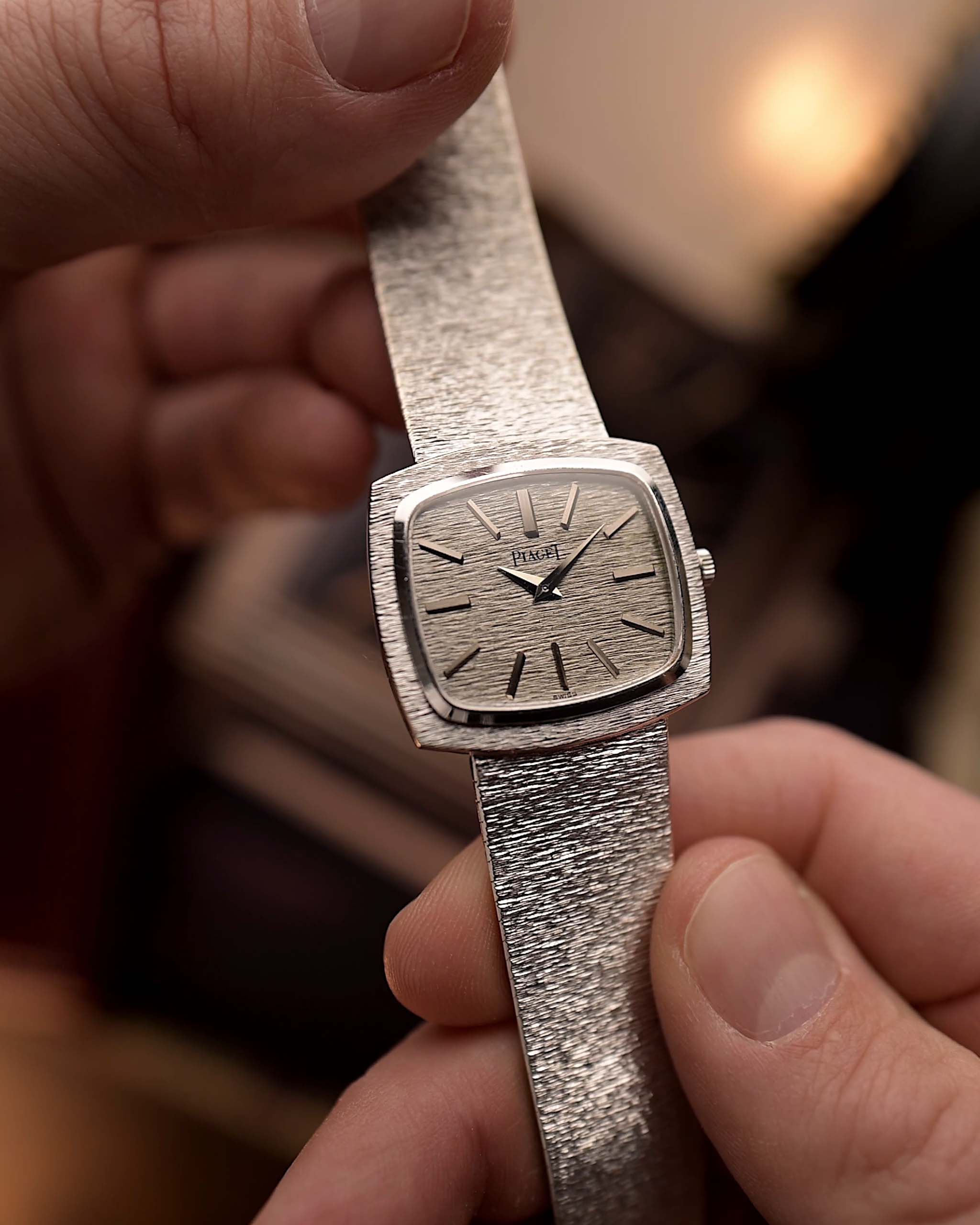 Piaget TV 9574 Bark White Gold 1970 - Image 3