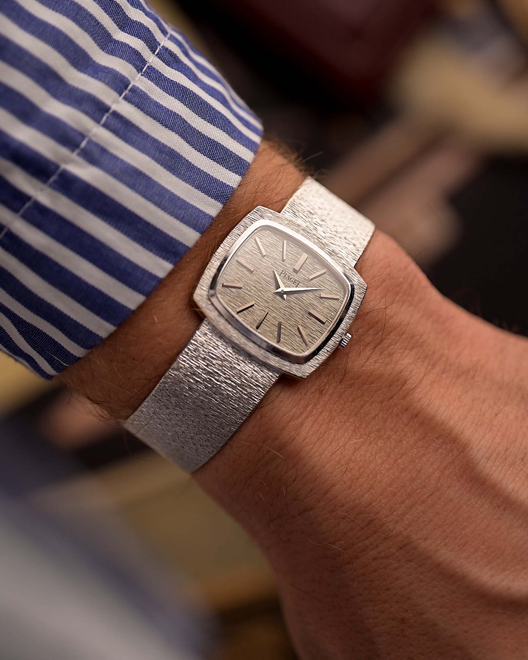 Piaget TV 9574 Bark White Gold 1970 - Image 5