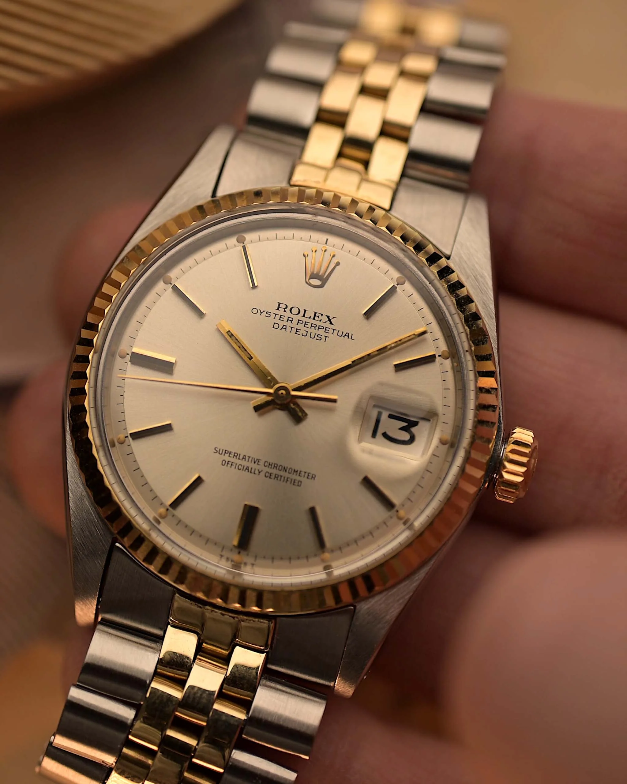 Rolex Datejust 1601 Two Tone Pie Pan 1973 - Image 4