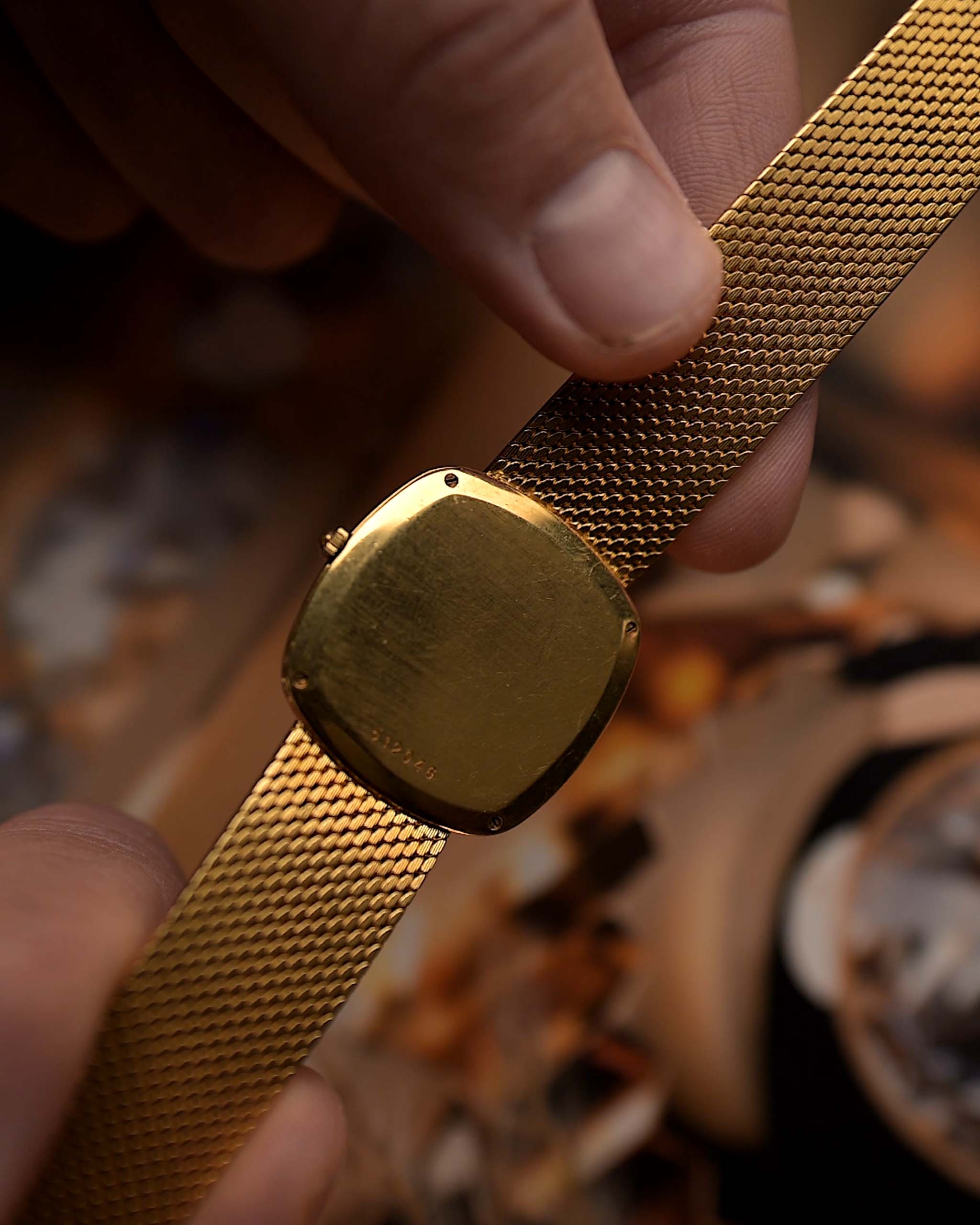 Vacheron Constantin 2099 Cushion 18k Onyx 1970s - Image 6