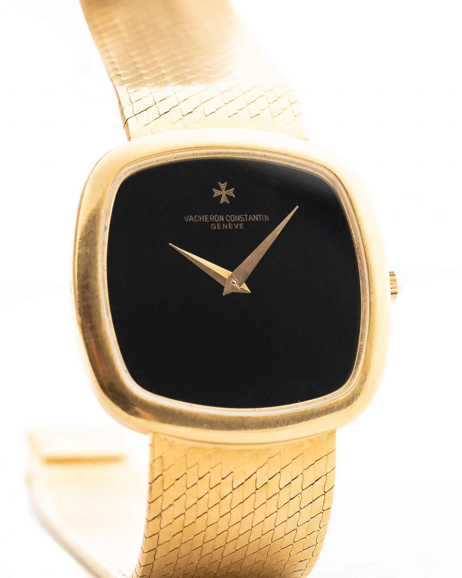 Vacheron Constantin 2099 Cushion 18k Onyx 1970s - Image 8