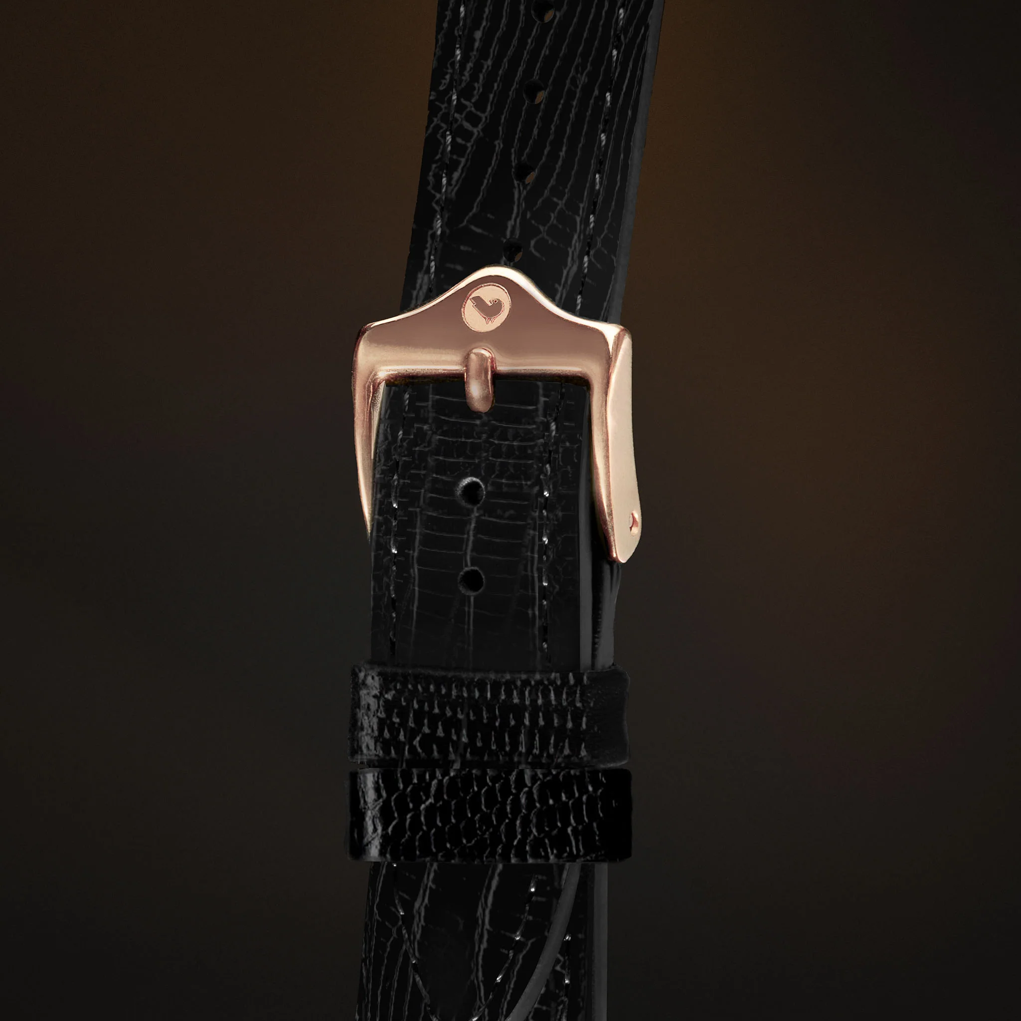 KARDINAL Lizard Embossed Leather Watch Strap - Image 11