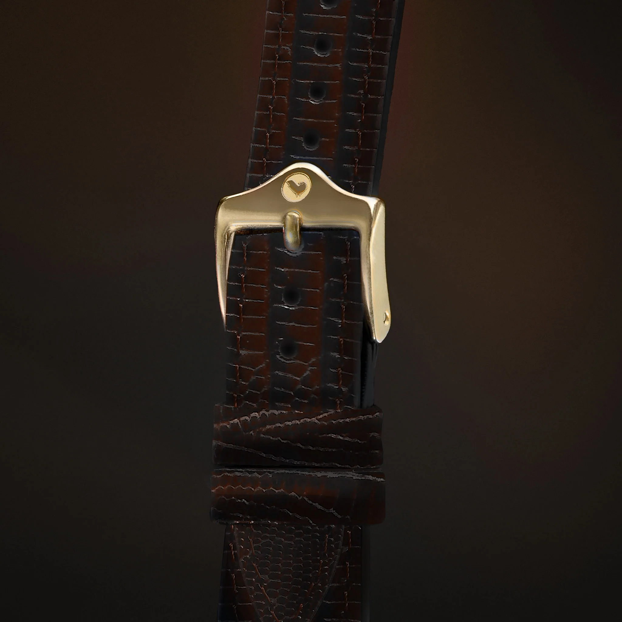 KARDINAL Lizard Embossed Leather Watch Strap - Image 13