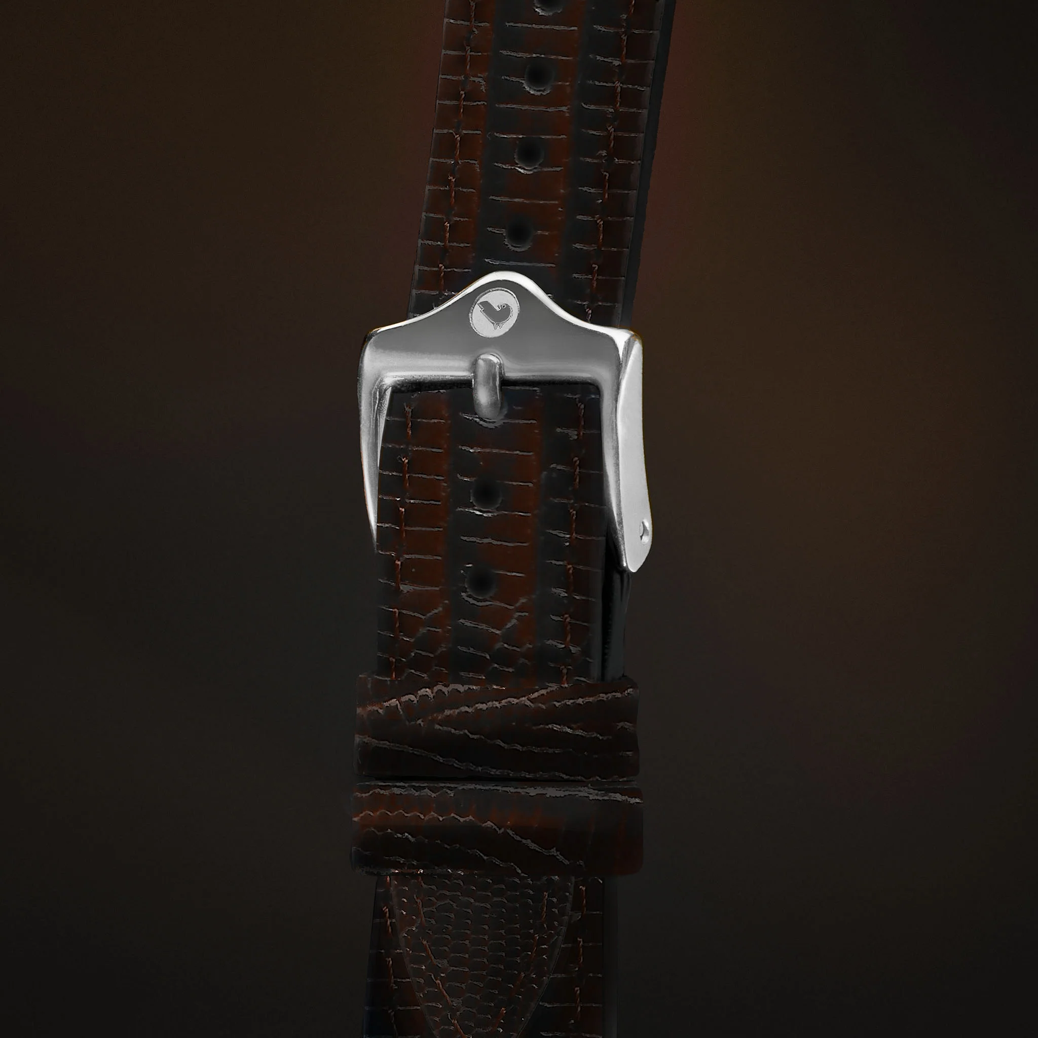 KARDINAL Lizard Embossed Leather Watch Strap - Image 17