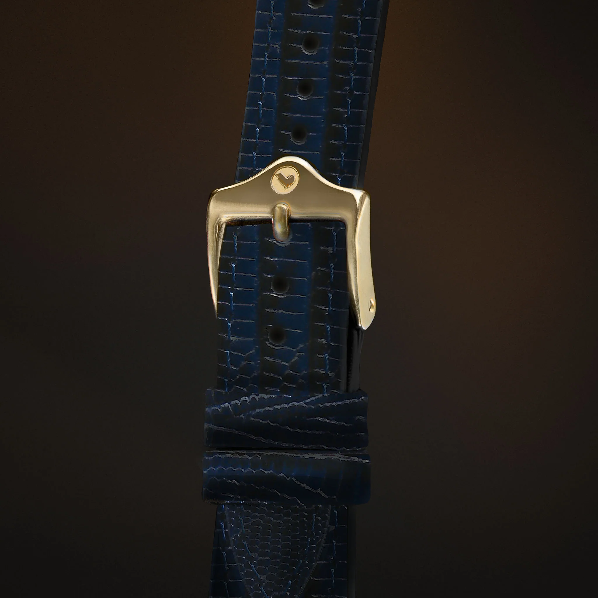 KARDINAL Lizard Embossed Leather Watch Strap - Image 25