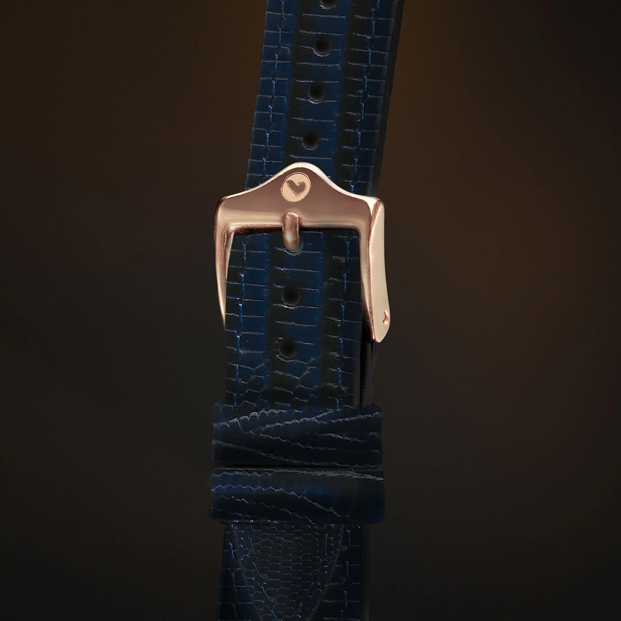 KARDINAL Lizard Embossed Leather Watch Strap - Image 33