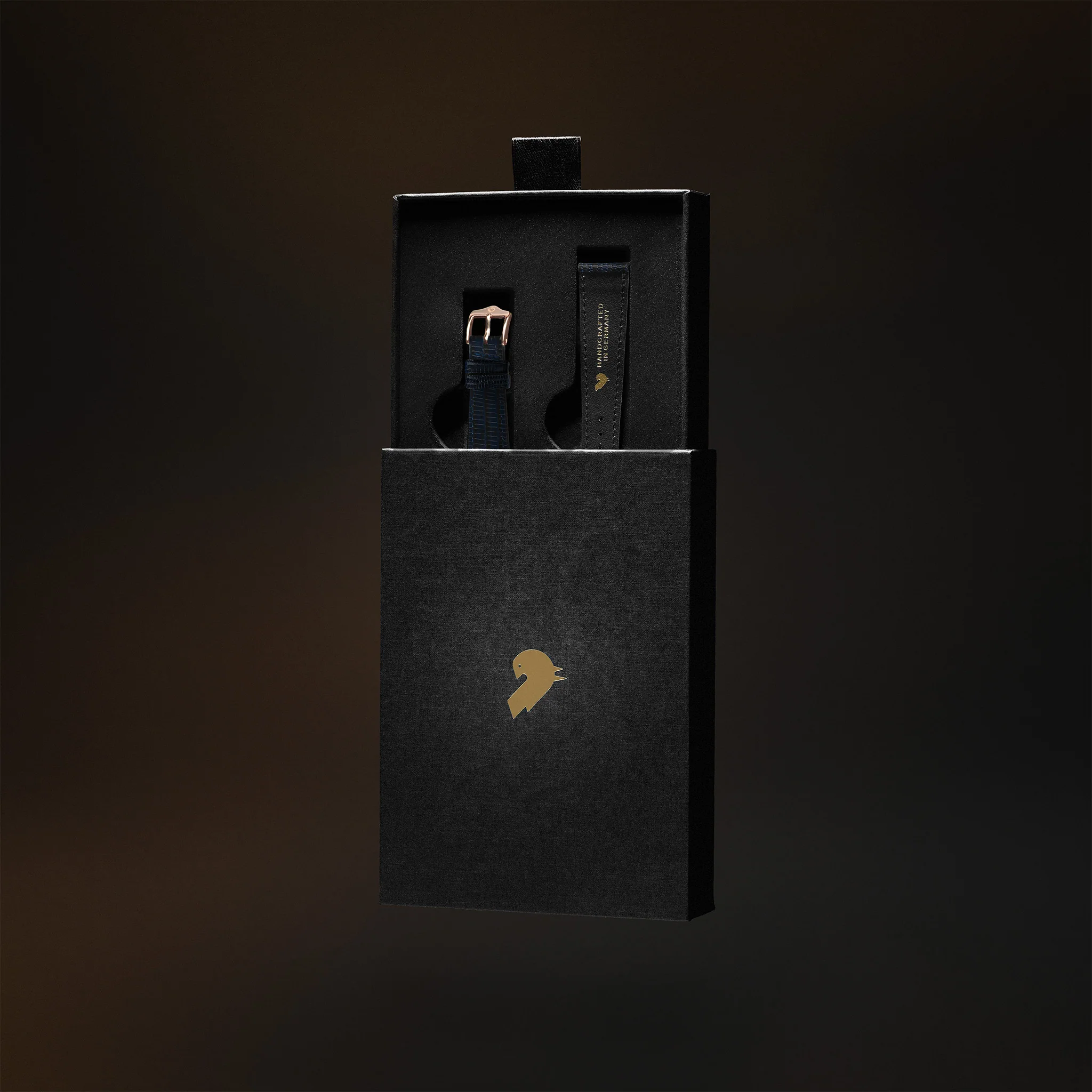 KARDINAL Lizard Embossed Leather Watch Strap - Image 36