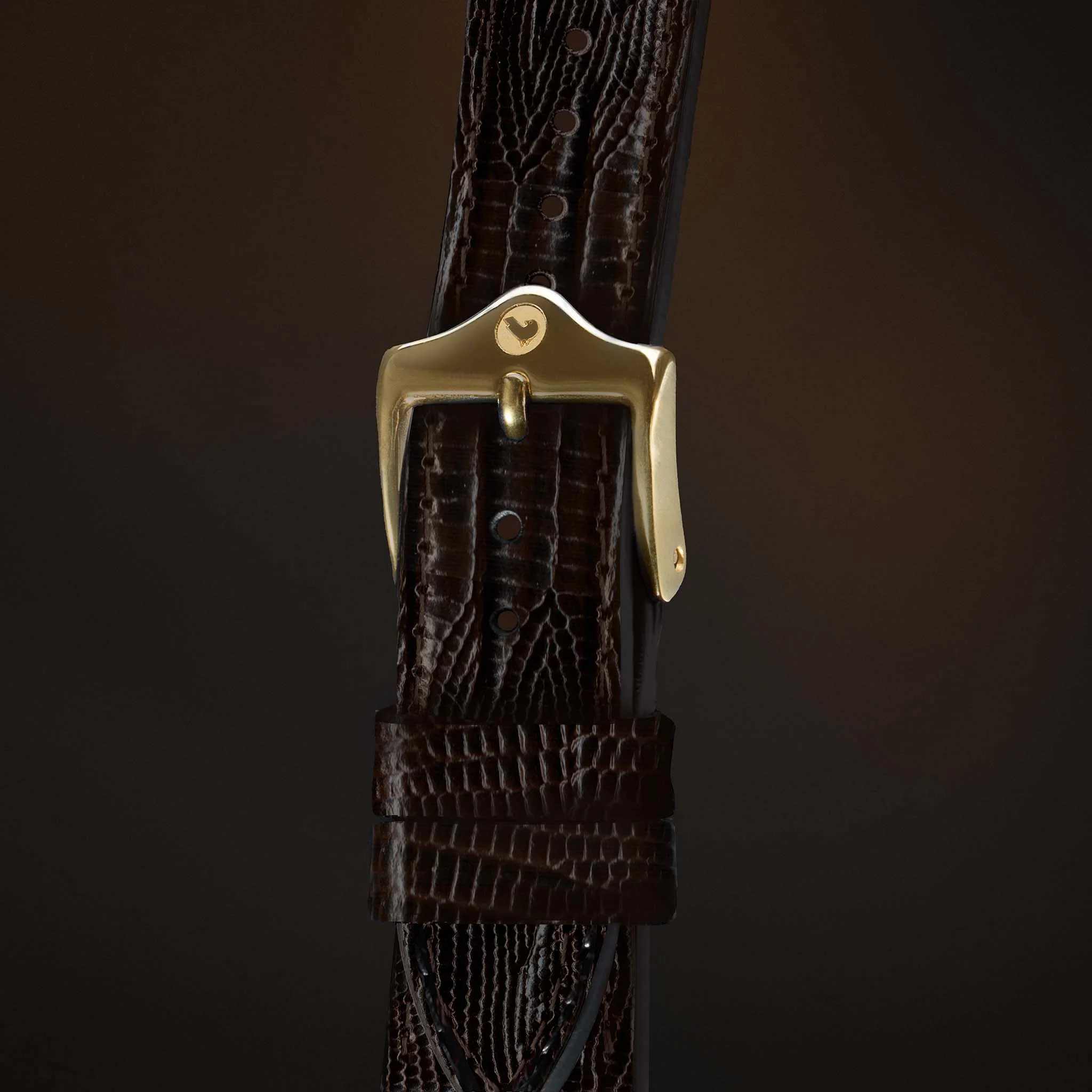 KARDINAL Lizard Embossed Leather Watch Strap - Image 40