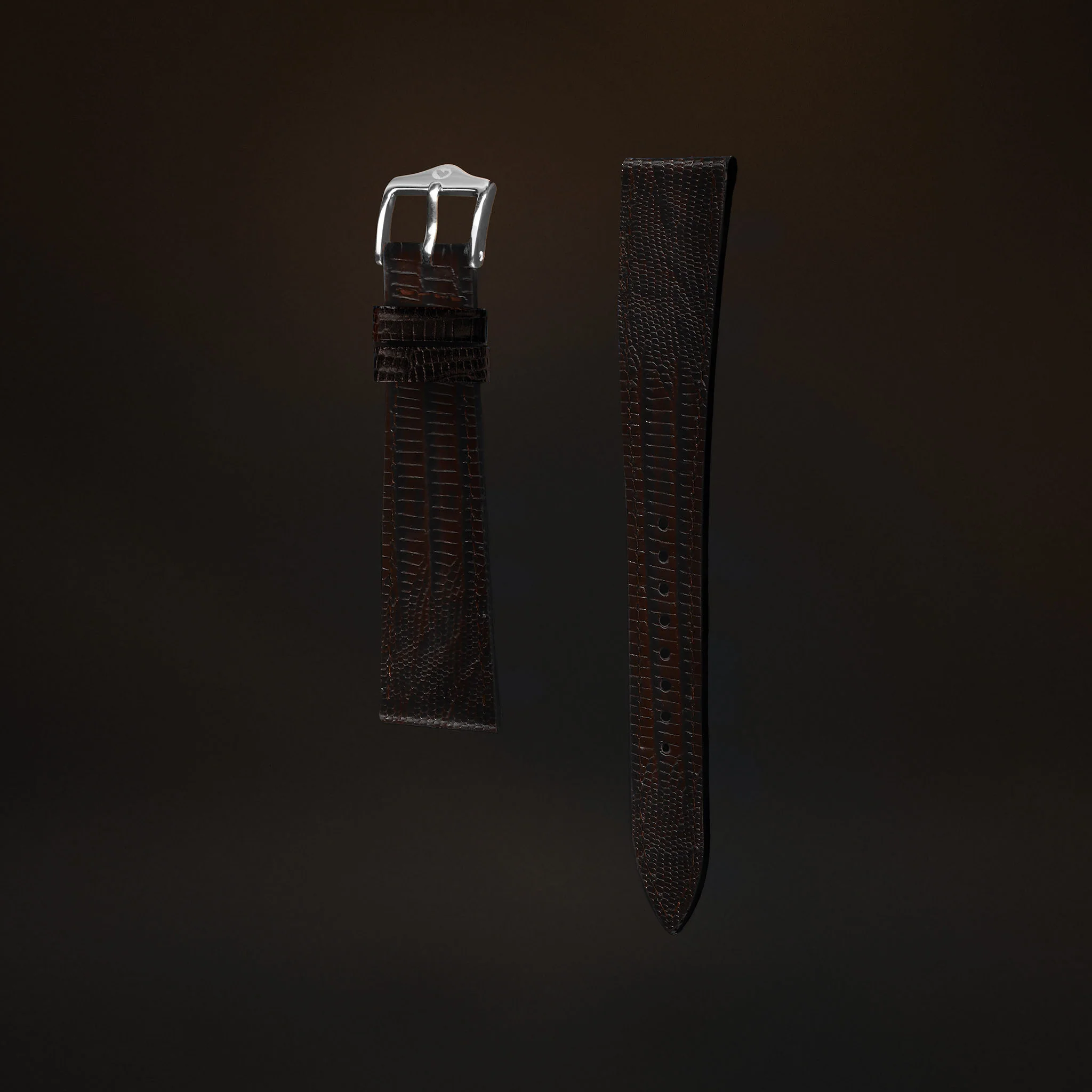 KARDINAL Lizard Embossed Leather Watch Strap - Image 45