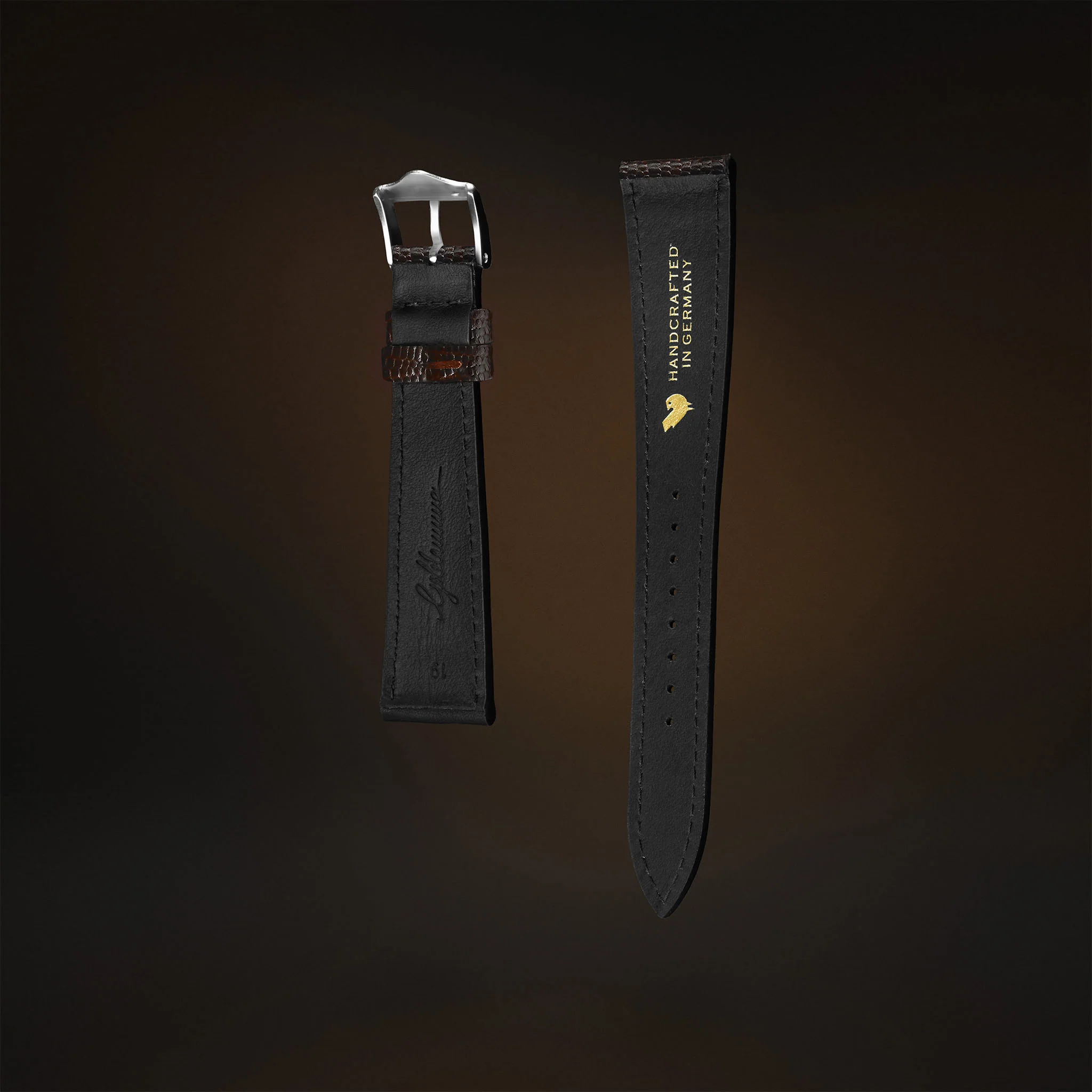 KARDINAL Lizard Embossed Leather Watch Strap - Image 46