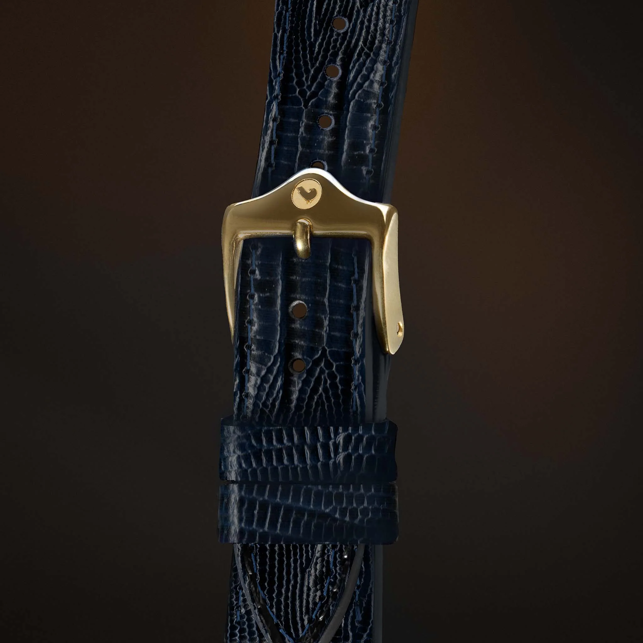 KARDINAL Lizard Embossed Leather Watch Strap - Image 51