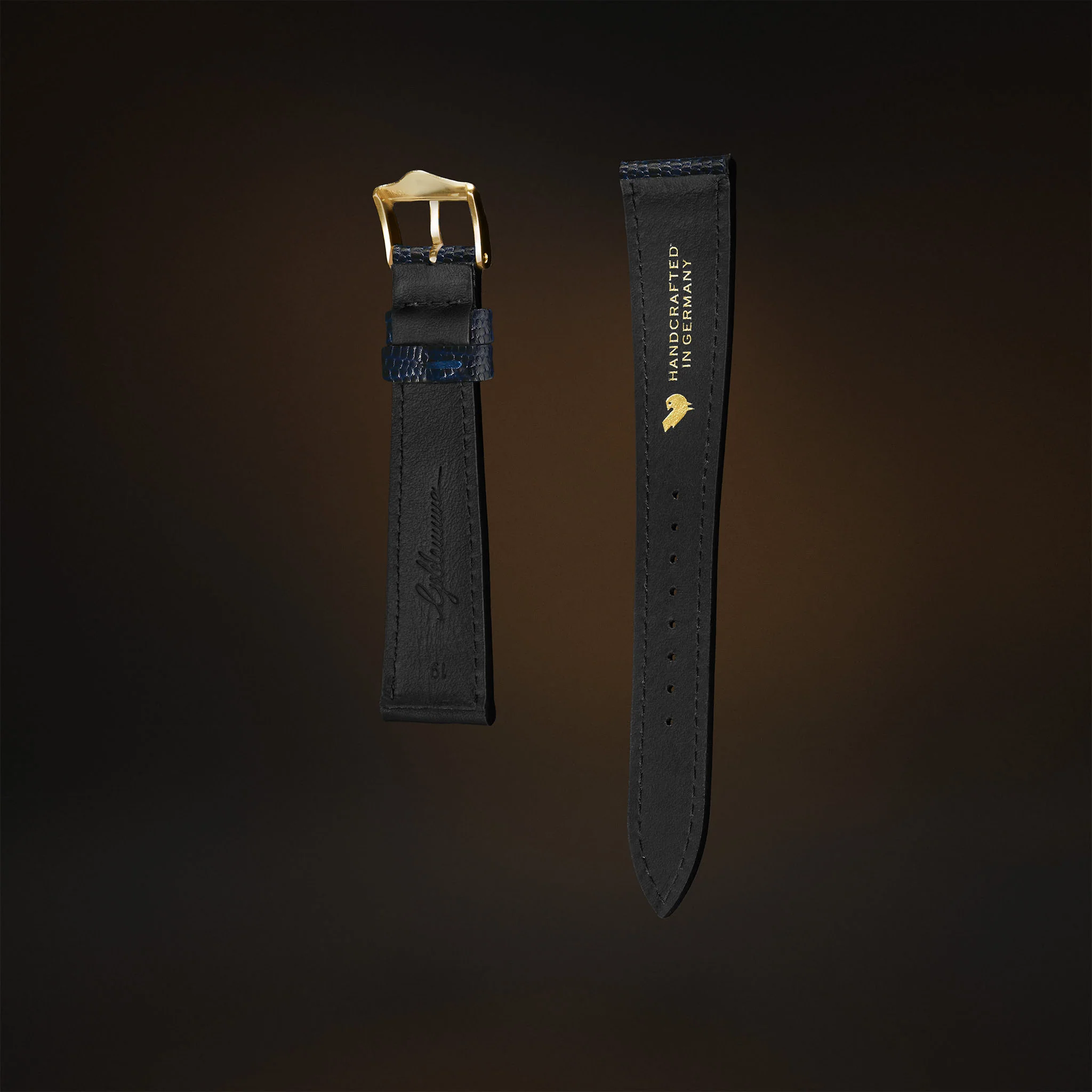 KARDINAL Lizard Embossed Leather Watch Strap - Image 53