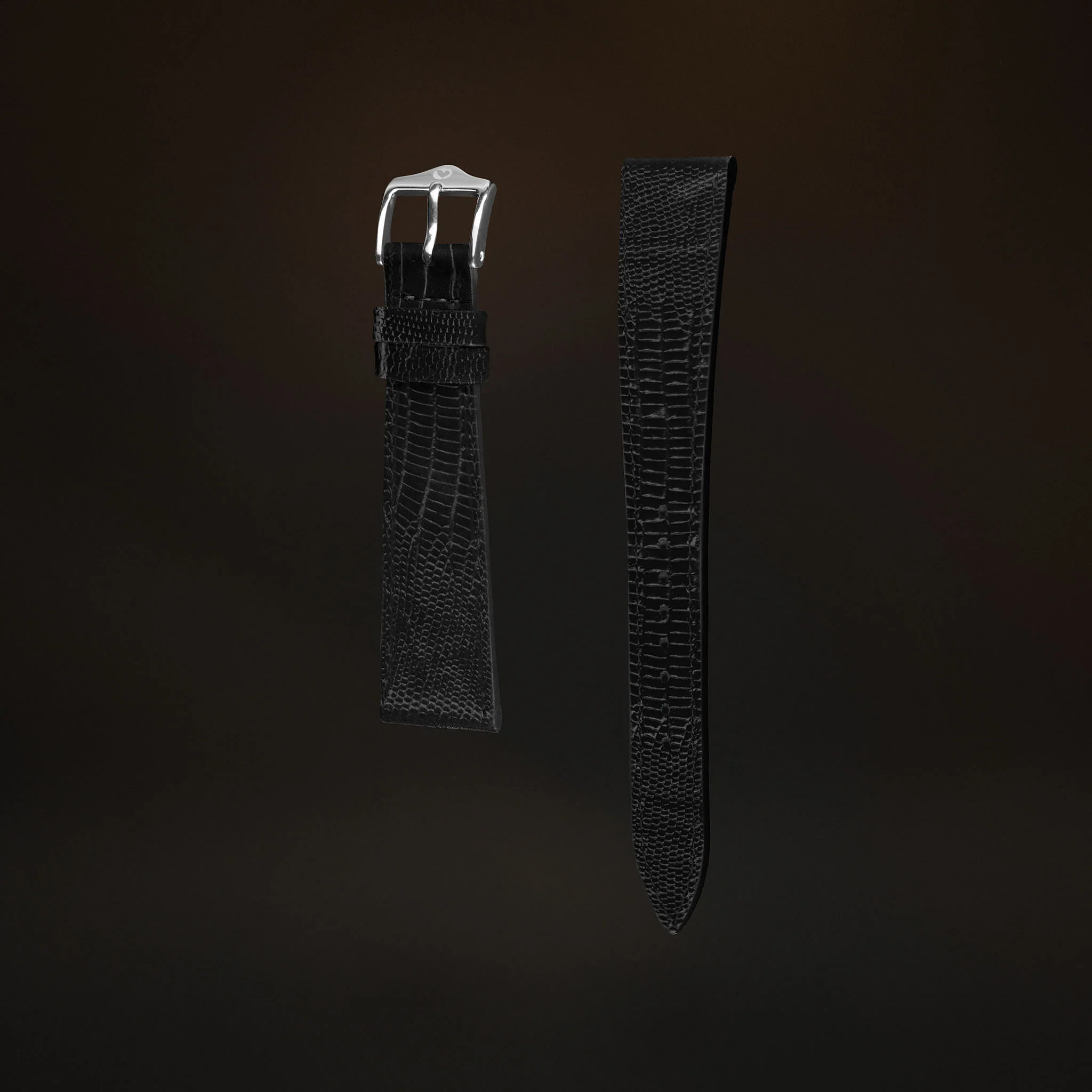 KARDINAL Lizard Embossed Leather Watch Strap - Image 6